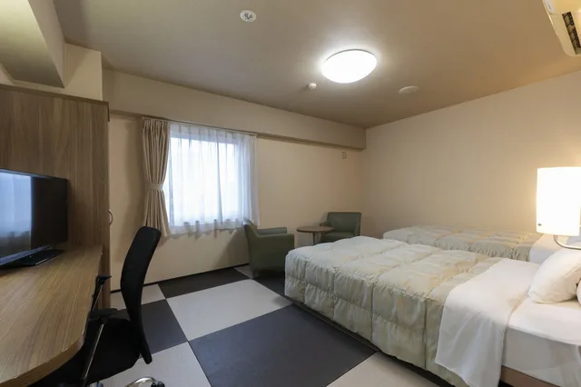 غرفة بسريرين منفصلين، Hotel Econo Tsu Ekimae (ex Hotel Econo Tsu Station) 3/4