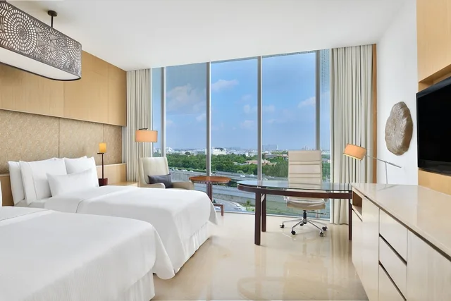 غرفة كلوب بسريرين كوين بإطلالة على المدينة، The Westin Gurgaon New Delhi 5/10