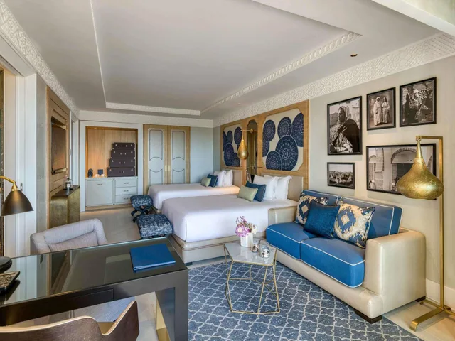 غرفة ديلوكس بسريرين كوين، Fairmont Tazi Palace Tangier 2/4