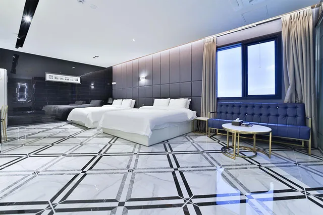 جناح بسريرين منفصلين، Air Sky Hotel Busan 3/3