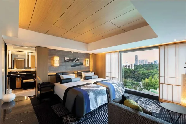The Main, Shin Edo, Suite, Twin Beds, Cypress Bath، Hotel New Otani Tokyo The Main 1/3