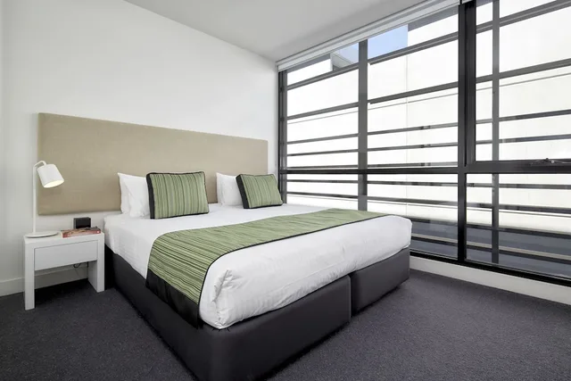 شقة بسرير كينج بشرفة بغرفة نوم واحدة، 381 Cremorne 1/3