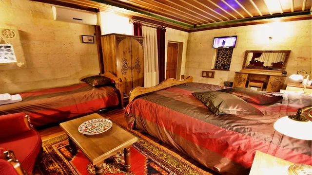 غرفة اقتصادية ثلاثية بسرير مزدوج وسرير فردي، Harman Cave Hotel 3/10