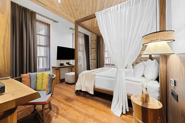 غرفة ديلوكس بسرير كوين، Belmondo Suites Old Town Antalya 9/10