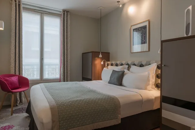 غرفة قياسية بسريرين منفصلين، Hotel Le Mareuil 5/10