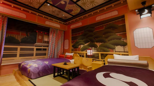 Kabuki, Twin Beds, Hotel Gracery Kyoto Sanjo 2/3