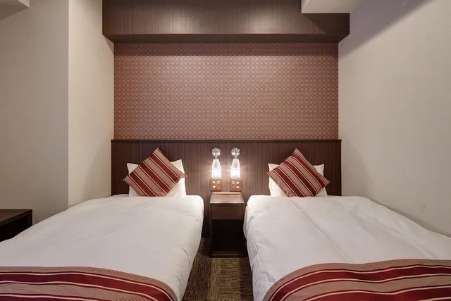 غرفة بسريرين منفصلين، Hotel Amaterrace Yosuga 4/8