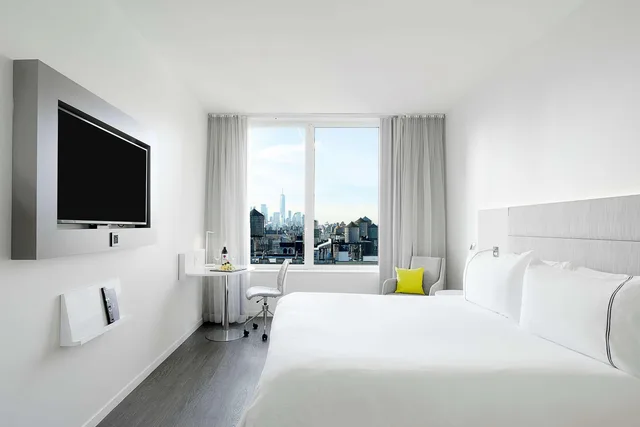 غرفة بسرير كينج بإطلالة على المدينة، INNSiDE New York NoMad 1/4