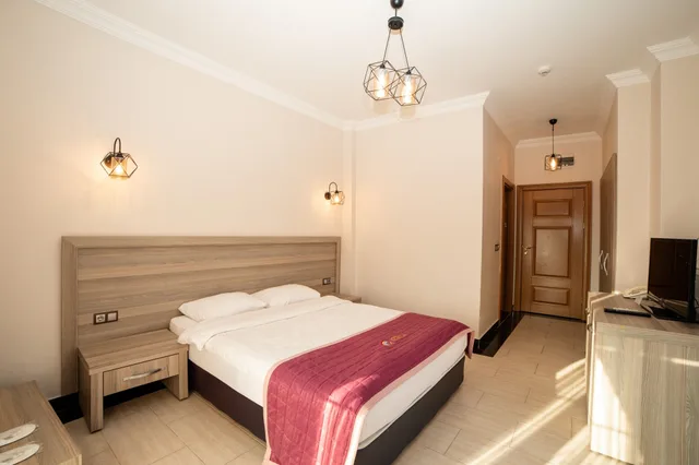 غرفة قياسية بسرير مزدوج بإطلالة على المسبح بشرفة، Kuzey Park Hotel Arc-En-Ciel 4/5