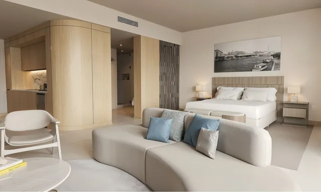 بنتهاوس سيغنتشر بسرير كينج بإطلالة على البحر، Fort George Hotel And Spa 2/4
