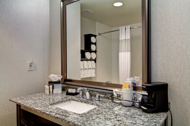 جناح استوديو بسريرين كوين مع أريكة، Hampton Inn Suites Cincinnati Downtown 3/4