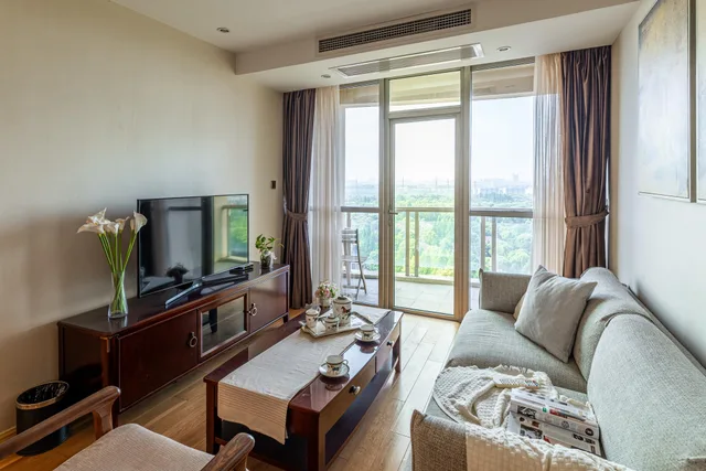 جناح عائلي بغرفتي نوم، Green Court Residence Jinqiao Diamond Shanghai 2/2