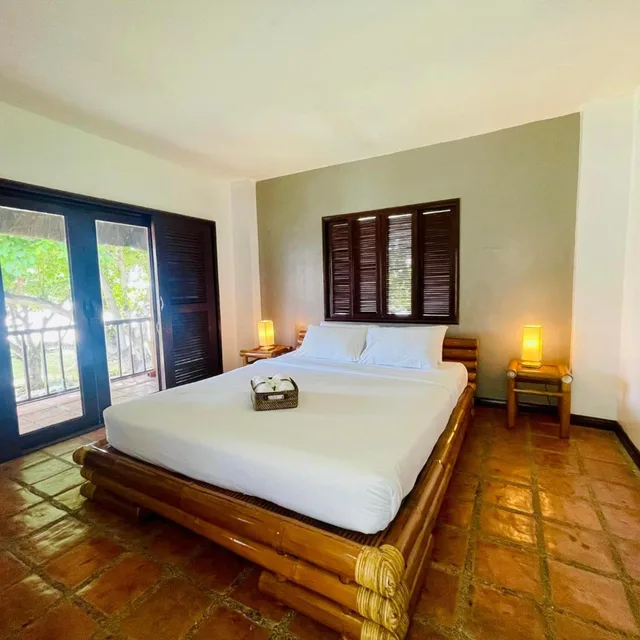 غرفة ديلوكس بسرير مزدوج بإطلالة على البحر، Ananyana Beach Resort 2/5