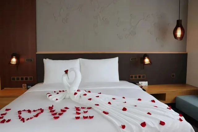 جناح ديلوكس بغرفة نوم واحدة، Hilton Garden Inn Zhuhai Hengqin 3/4
