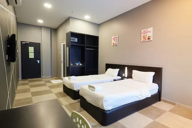 غرفة ديلوكس بسريرين منفصلين، Elite Hotel Muar 2/6