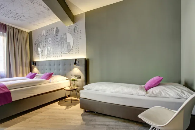 غرفة عائلية بسرير مزدوج، Boutique 003 Koln am DOM 1/4