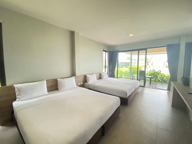 فيلا ديلوكس بسرير مزدوج وسريرين منفصلين، Rayong Chalet Resort 5/10