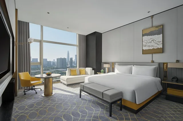 غرفة بريميوم بسرير كينج مع دخول الصالة، Intercontinental Ningbo 2/3