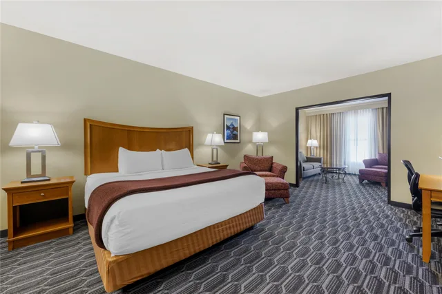 جناح بسرير كينج مع أريكة، Best Western Plus Swiss Chalet Hotel & Suites 2/3