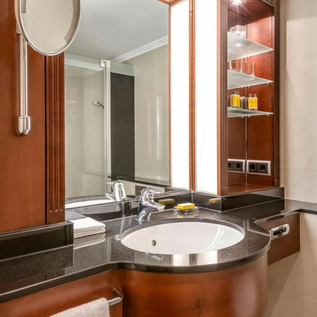 جناح جونيور بسرير مزدوج بشرفة، Munich Marriott Hotel 7/8