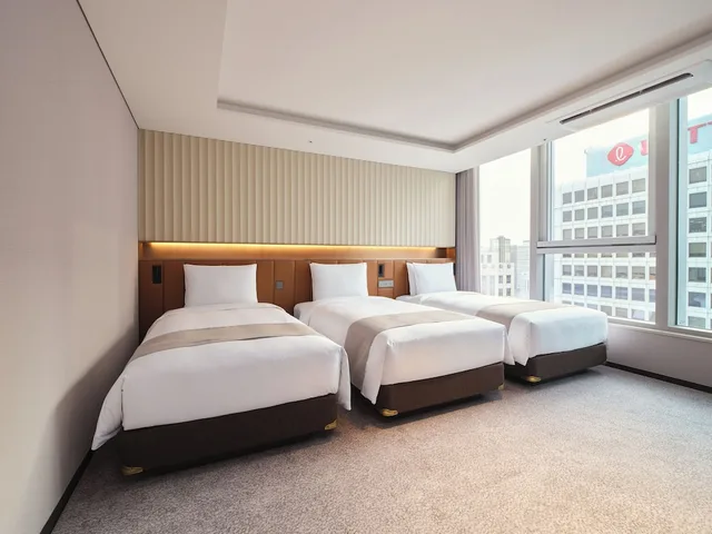 غرفة بريميير ثلاثية بثلاثة أسرّة، Stanford Hotel Myeongdong 2/6