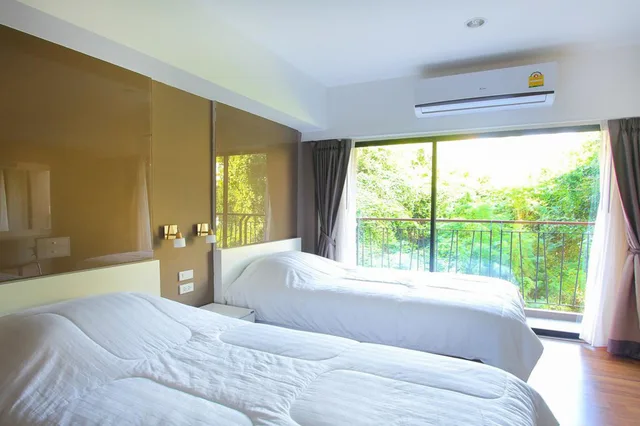 غرفة بسريرين منفصلين، Phudara City View Huahin 1/6