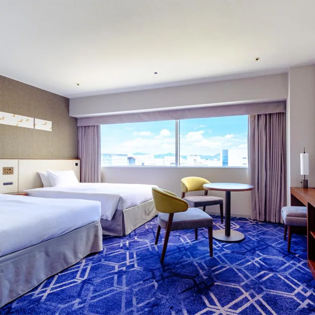 غرفة بريميير بسريرين منفصلين، Hotel Nikko Himeji 1/6