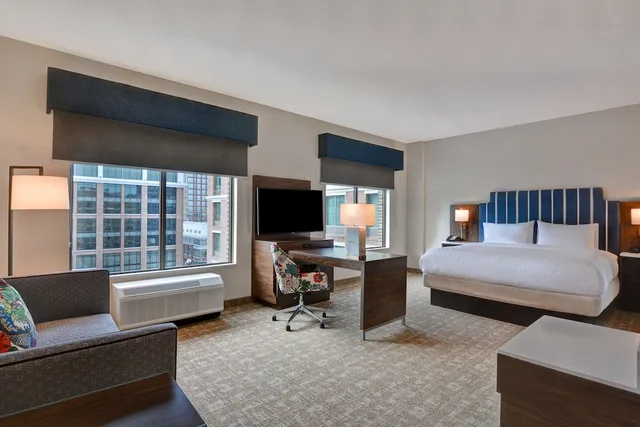 Studio, Suite, King Bed, Sofa, Accessible, Hampton Inn & Suites Nashville Downtown Capitol View, Tn 1/2