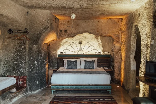 Cave, Pool, Special, Suite, Queen Bed, Sofa، Sah Saray Cave Suites Halal Hotel 3/3