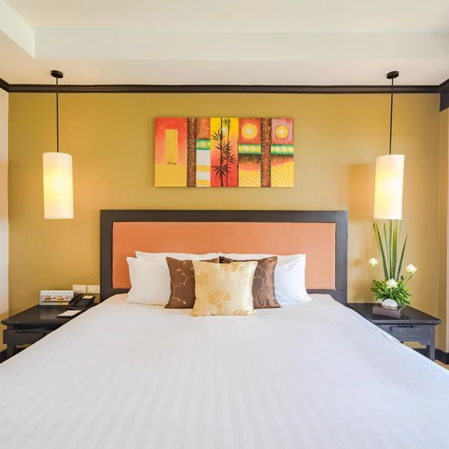 غرفة ديلوكس بسرير مزدوج بإطلالة على البحر، Impiana Resort Chaweng Noi 1/5