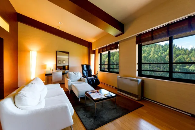 غرفة فاخرة بسريرين منفصلين، Ryu Resort Spa 1/1