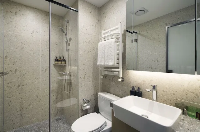 استوديو تنفيذي بسرير كوين، base-Sanlitun Serviced Apartment 4/4