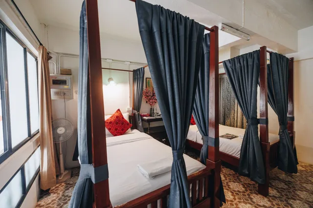 Room, Twin Beds, Shared Bathroom, Sleeper House 9/10