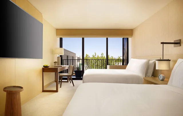 غرفة ديلوكس بسرير كينج، Nobu Hotel Palo Alto 1/2