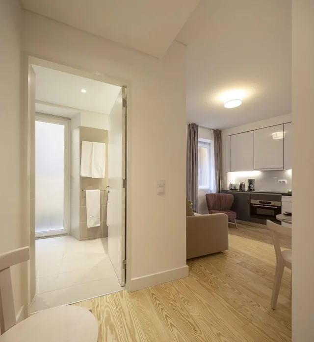 شقة بسرير كوين بغرفة نوم واحدة مع أريكة، Lisbon Serviced Apartments Santos 10/10