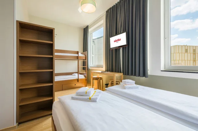 غرفة بخمسة أسرّة، Aletto Kudamm Hotel Hostel 5/10