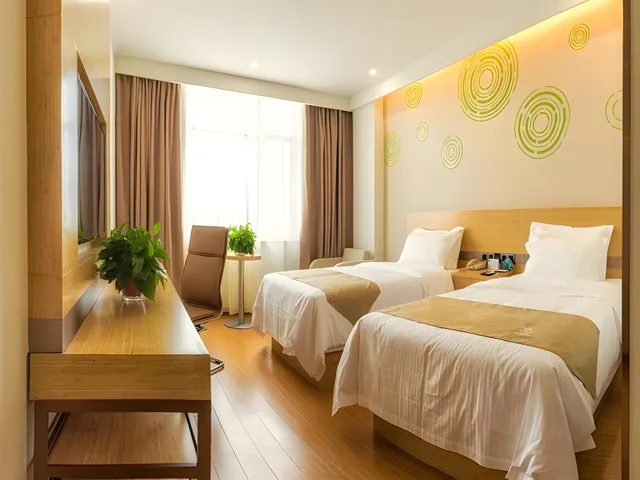 غرفة بزنس بسريرين منفصلين، GreenTree Inn Anqing Tongcheng Tongan Road South Bus Station 1/1