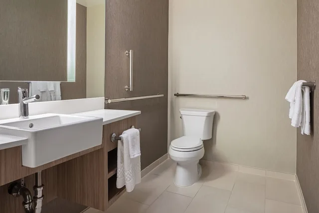 جناح بسرير كينج مع سرير سحّاب إضافي لذوي الإعاقة، SpringHill Suites by Marriott West Sacramento 4/7