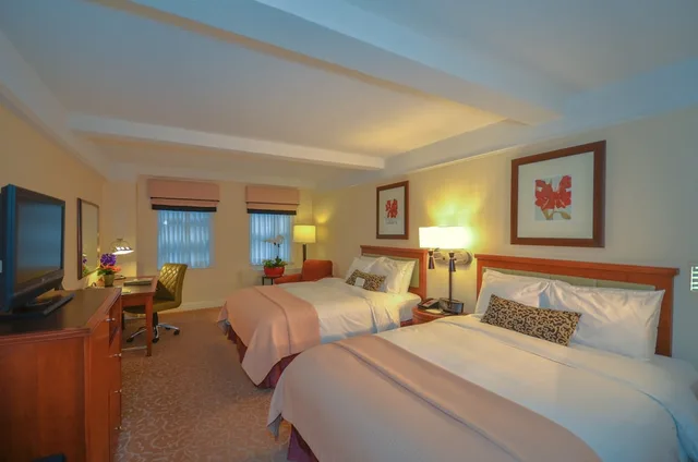غرفة ديلوكس بسريرين كوين بمطبخ صغير، San Carlos Hotel 1/9