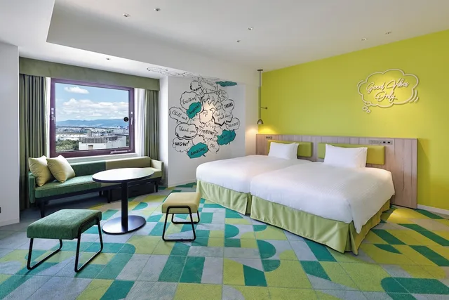 غرفة بسريرين منفصلين، Hotel Kintetsu Universal City 2/6