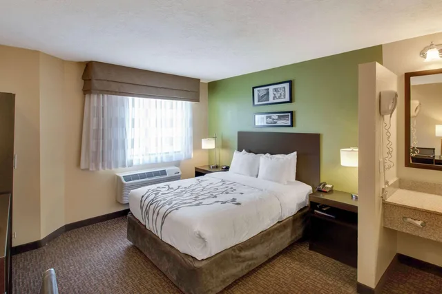 غرفة بسرير كوين، Sleep Inn West Valley City - Salt Lake City South 3/4