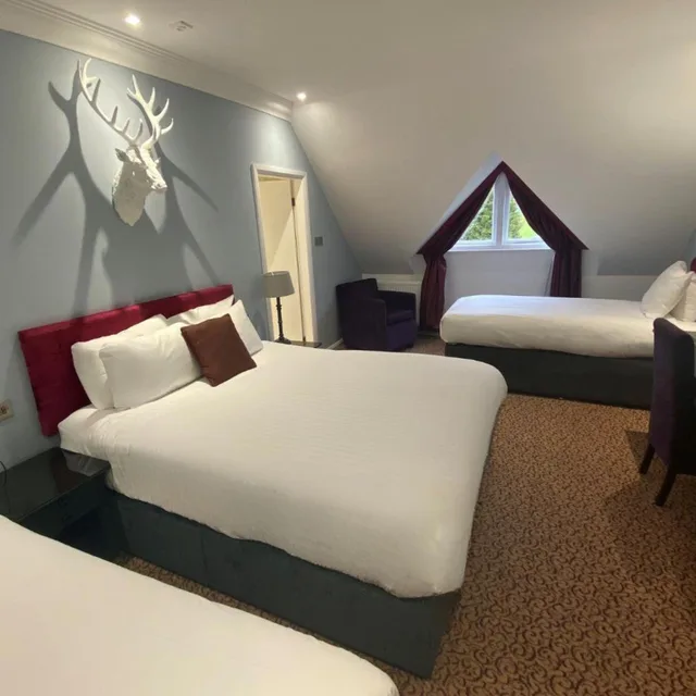 غرفة عائلية بسرير مزدوج، The Shrigley Hall Hotel & Spa 1/8