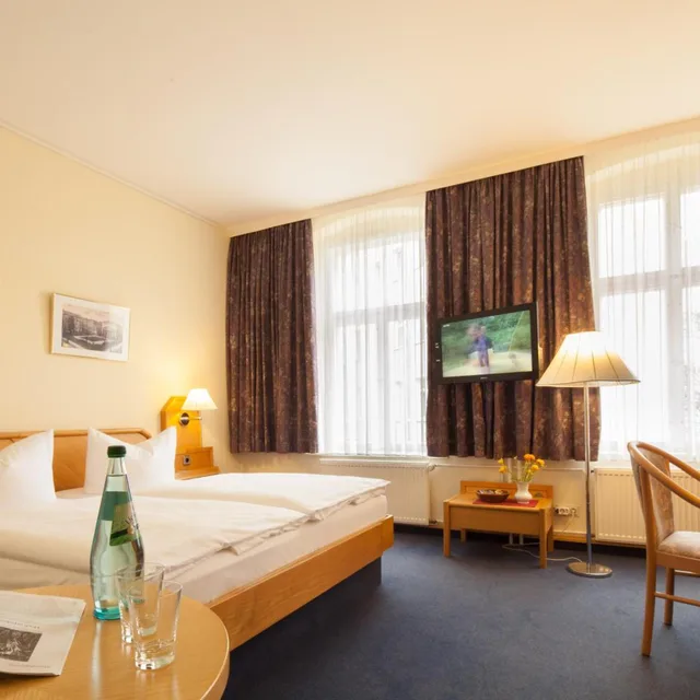 غرفة كومفورت بسرير مزدوج، Hotel Kastanienhof Berlin 2/5