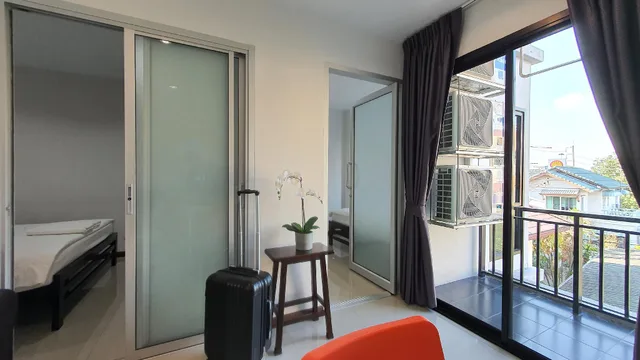 غرفة عائلية بسريرين منفصلين، Baan Paknam Hotel 1/1