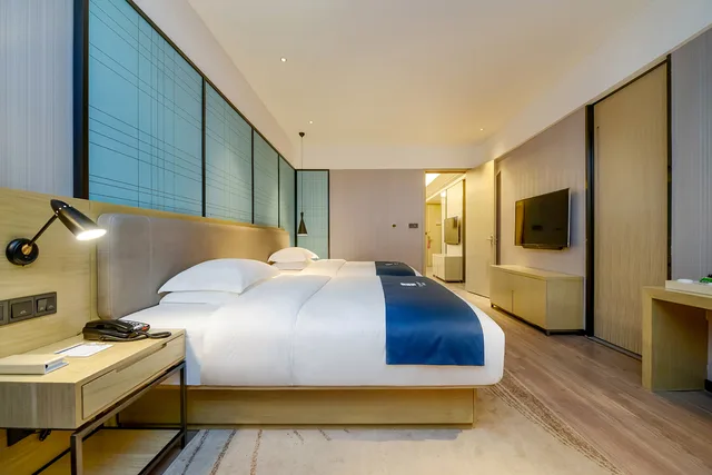 غرفة ديلوكس بسريرين كوين، Echarm Hotel (Guiyang Xintian Avenue) 1/1