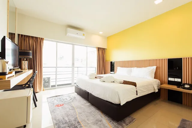 غرفة ديلوكس بسرير مزدوج بشرفة، The Golden Ville Boutique Hotel Spa 10/10