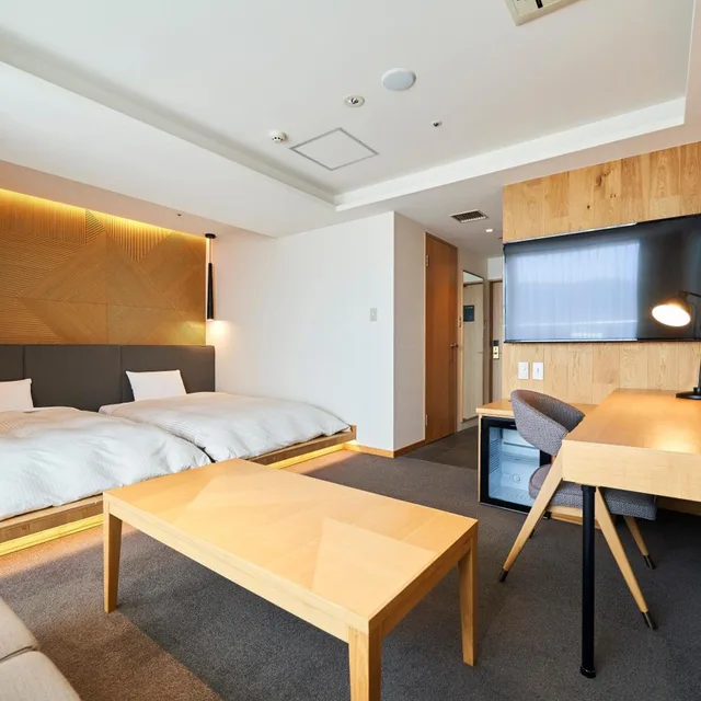 غرفة تنفيذية بسريرين منفصلين، Hotel Global View Hakodate 1/3