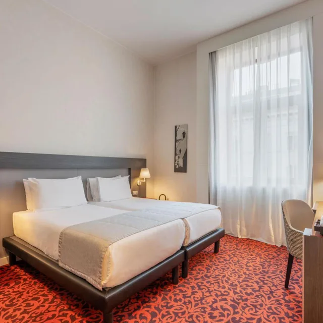 غرفة بسريرين كوين، Eurostars Palazzo Zichy 1/10