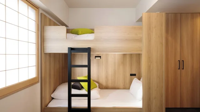 شقة عائلية بسريرين منفصلين وسرير بطابقين، MIMARU Osaka Shinsaibashi West 3/6