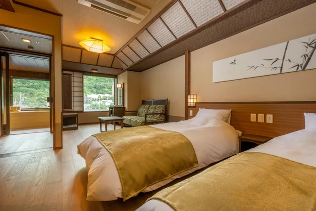 Room, Twin Beds, Hot Spring Bath, Accessible، Jozankei Yurakusoan 1/5